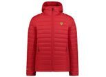 Quilted Jacket von Ferrari in der farbe Rot und in größe M.