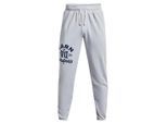 Under Armour Project Rock heren grijs zwaargewicht badstof broek