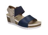 JOSEF SEIBEL Quinn 09 | Sandale für Damen | Blau Quinn 09, ocean-kombi