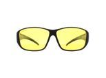 Montana Rectangle Unisex Matte Schwarz Gelb Polarized FO4 Fit Over Glasses Night Driving Sunglasses