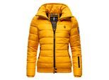 Marikoo dames gewatteerde jas Poisen met hoge kraag & teddyfleece zakken