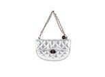Faina Schoudertas in metallic look Dames zilver