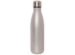 Dare 2B Glitter metalen waterfles (Zilver)