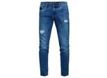 Jeans Hose "TORI" Slim Fit Destroyed Denim