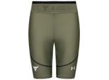Under Armor Project Rock Damen Green Bike Shorts