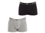 Pack-2 Atmungsaktive Stoff-Boxershorts mit anatomischer Vorderseite KL2014 men