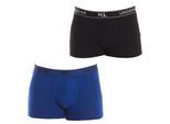 Pack-2 Atmungsaktive Stoff-Boxershorts mit anatomischer Vorderseite KL2014 men