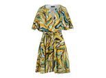 Levendige safari viscose wikkeljurk