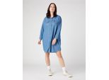 Wrangler Denim shirtdress mid indigo