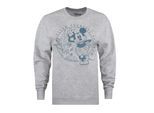 Disney Dames/dames Allow Yourself To Grow Mickey Mouse Sweatshirt (Grijze Heide)