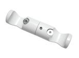 Deckenträger Adapter GARDINIA "Verbindungselement für Gardinenstangen" Gr. 1, weiß, B:2cm L:6cm, Metall, Sichtschutzbefestigungen, Deckenträger Adapter, Serie Einzelprogramm Chicago Ø 20 mm
