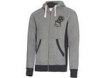 Puma Heren Varsity Zip Through Hoody Grijs Sweat Hooded Jacket 566954 03 P4C