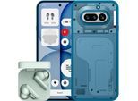 NOTHING Smartphone "Phone (4a)", Energieeffizienz: B, blau, 256 GB, Mobiltelefone, Smartphone