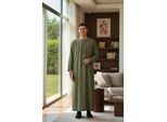 Herren grün Ramadan Eid marokkanische Jubba Robe Kaftan Djellaba Thobe LFS -TT-008