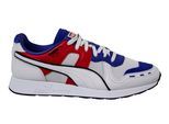 Puma RS-100 Sound Wit Leer Lace Up Heren Hardlooptrainers 368025 01
