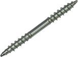 Verbinder "für Holz Gardinenstangen", grau (metall), SCHÖNER WOHNEN-KOLLEKTION, Gardinenstangenhalterungen, Verbinder, Serie Gardinenstangen Set Mira Ø 25 mm