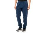 Lange Hose mit gerade geschnittenem Saum und Gürtelschlaufen KMT006 man
