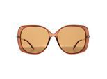Prive Revaux Square Womens Latte Brown Gold Vintage Babe
