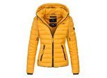 Navahoo Dames Gewatteerde Jas Lulana – Licht, Trendy & Afneembare Capuchon