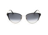 Kate Spade donkergrijze SF-lens gouden zonnebril met zwart detail