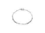 Luxenter Armband aus 925er Sterlingsilber mit Zirkonia-Brillanten, rhodiniert – Dorane
