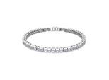 Luxenter Armband in Silberoptik mit brillantgeschliffenen Zirkonia – Zaix