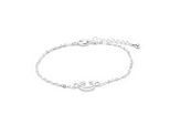 Luxenter Armband mit Silberfinish – Alphabet