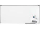 MAUL Whiteboard Premium 2000 SET, silber, kunststoffbeschichtet, 2400 x 1200 mm