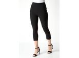 M&CO Damen Crop Stretch-Hose in Schwarz
