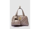 LA FIERA Dames Gequilt Kleine Handtas in Neutrale Toon