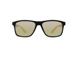 Smarty Rechthoek Unisex Mat Zwart Rubber Geel Brons Blauw Flash SA2306