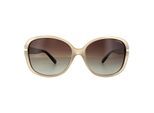 Polaroid vlinder dames beige havana bruine gradiënt gepolariseerde zonnebril