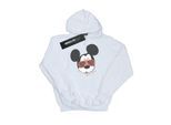 Disney - "Mickey Mouse Sunglasses" Kapuzenpullover für Damen (Weiß)