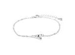 Luxenter Armband mit Silberfinish – Alphabet