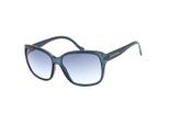 Calvin Klein Crystal Navy zonnebril met omlijsting en gradiëntlenzen