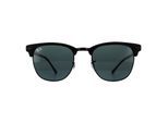 Ray-Ban Zonnebril Clubmaster Metal RB3716 186/R5 Mat Zwart Grijs
