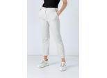 Sandfarbene angepasste Stretch-Hose