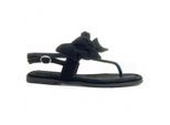 Montevida Flache Sandale Flipp4 in Schwarz