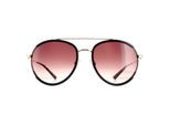Ted Baker zonnebril TB1638 Gaia 001 Zwart goudbruin gradiënt