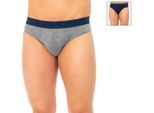 Pack-2 Slips ademende stof en anatomische voorkant D068M man