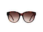 Guess GF6163 52F dunkle havannabraune Sonnenbrille mit Farbverlauf