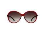 Seksy N2809 B transparante bordeaux rook gradiÃ«nt zonnebril