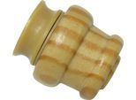 Gardinenstangenhalter GARDINIA "Träger für Vitragestangen Ø 11 mm" Gr. 1, beige (natur, kiefer), L:3cm Ø:1,1cm, Gardinenstangenhalterungen, Gardinenstangenhalter, Serie Vitragestange Montana Ø 11 mm