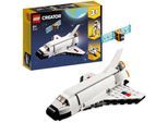 Konstruktionsspielsteine LEGO "Spaceshuttle (31134), LEGO Creator 3in1", bunt, Spielbausteine, Kinder, Kunststoff, Konstruktionsspielsteine
