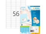 Herma Premium-Adressetiketten Nr. 4273, 52,5 x 21,2 mm, selbstklebend, permanenthaftend, bedruckbar, Papier, weiß, 5600 Stück auf 100 Blatt