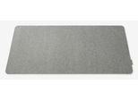 Sigel Schreibunterlage, extrabreit, einrollbar, Klettverschlussband, Antirutsch-Noppen, B 800 x T 2 x H 300 mm, RPET/Filz, hellgrau