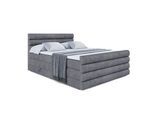 BOXSPRINGBETT CELESTIA-Z KING - 200x200 - H3/H4 - Dunkelgrau