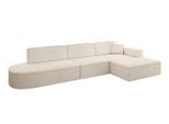 ECKSOFA Ottomane Rechts IREA-L2-v4 - 327x165x77 cm Beige