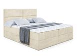BOXBETT mit Matratze H4 und Lattenrost - AURA - 160x200 - H4 - Beige