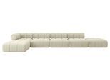 ECKSOFA modulares Sofa Kerru-L3 - 475x190x70 cm Beige Velours